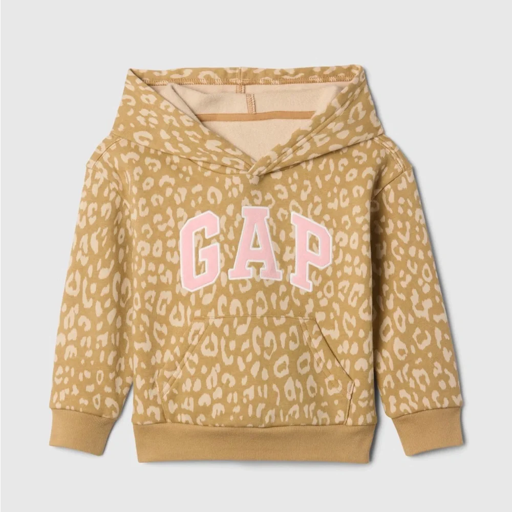BabyGap Relaxed Cheetah Logo Graphic Hoodie